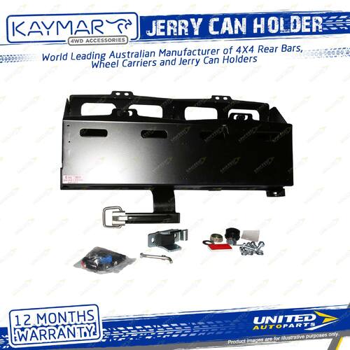 Kaymar Right Hand Double Jerry Can Holder 40L for Toyota Landcruiser 40 Series