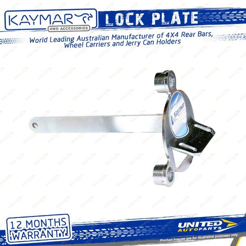 Kaymar Lock Plate for Suits Alloy Wheels Includes Number Plate for Isuzu MU-X LS