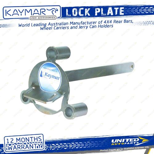 Lock Plate Suits Alloy Wheels Incl Number Plate for Nissan Patrol Y62 Series 1-3