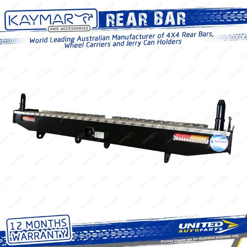 Kaymar Rear Bar Including Tow Bar Lights for Toyota Landcruiser 40 Series 60-80