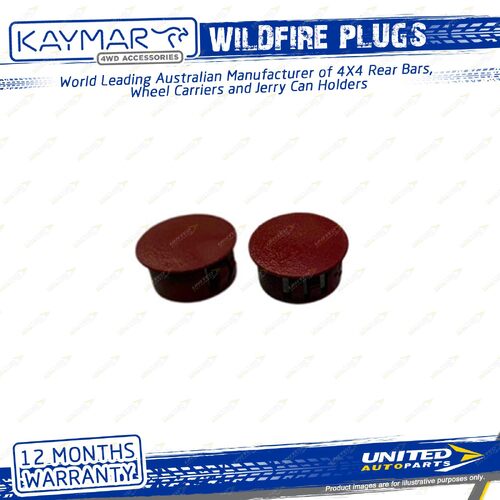 2 Pcs Kaymar Wildfire Snap Plugs for Toyota Land Cruiser Prado 150 Ser SUV 09-On