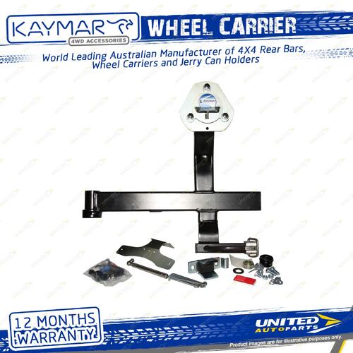 Kaymar Left Hand Alloy Wheel Carrier Incl Number Plate for Nissan Patrol GU Y61