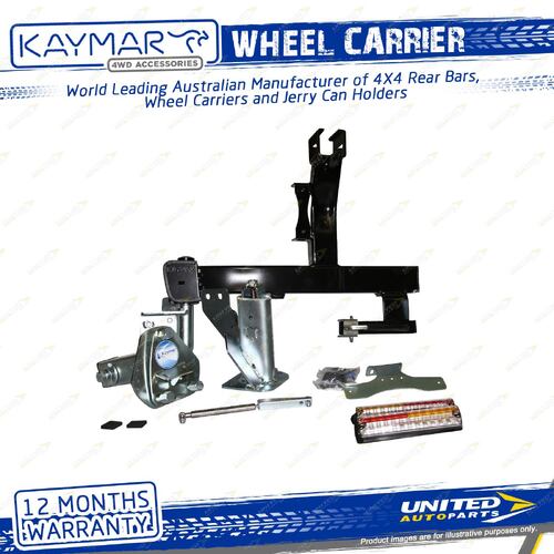 Kaymar Left Hand Steel Wheel Carrier for Toyota Landcruiser 200 Series GX 07-19