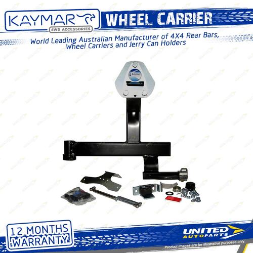 Kaymar Left Steel Wheel Carrier Number Plate for Toyota Landcruiser 78 Series