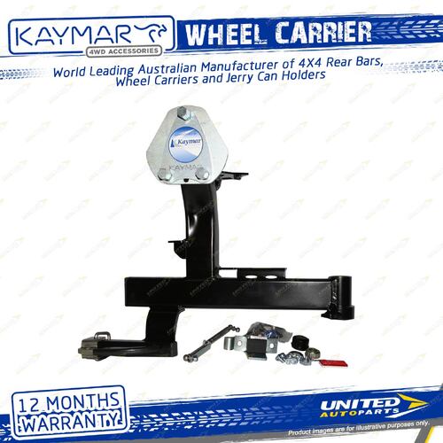 Kaymar Right Steel Swing Away Wheel Carrier for Toyota Landcruiser 78 Series