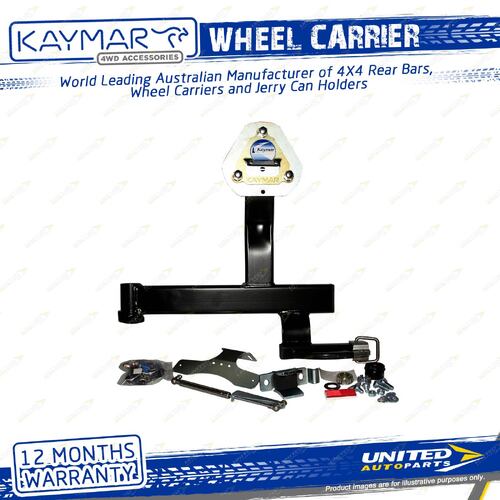 Kaymar Left Steel Wheel Carrier Number Plate for Toyota Landcruiser 75 Series