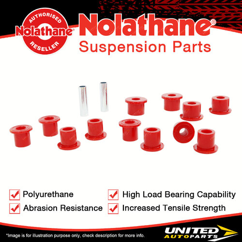 Nolathane Rear Spring kit for Holden Rodeo RA 4CYL 6CYL 2WD 4WD 3/2003-10/2008