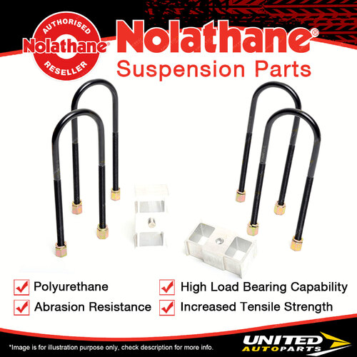 Nolathane Rear Lowering block kit 47927 Brand New Long Life Genuine Performance