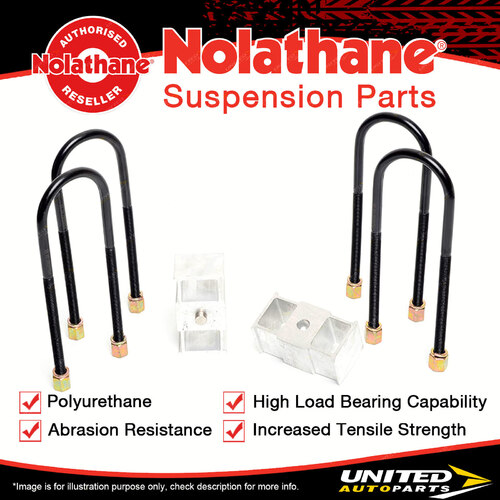 Nolathane Rear Lowering block kit 47928 Brand New Long Life Genuine Performance