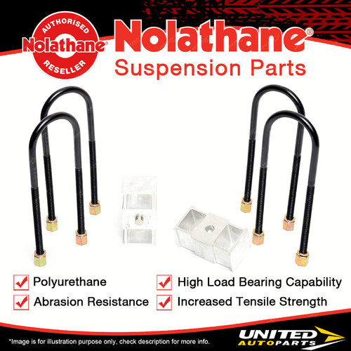 Nolathane Rear Lowering block kit 47931 Brand New Long Life Genuine Performance