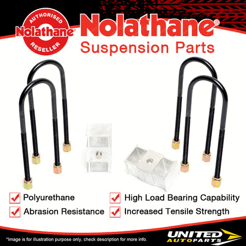 Nolathane Rear Lowering block kit 47981 Brand New Long Life Genuine Performance