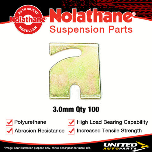 Nolathane Front Control arm upper alignment shims 45352 Premium Quality