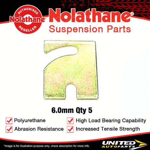 Nolathane Front Control arm upper alignment shims 45354 Premium Quality