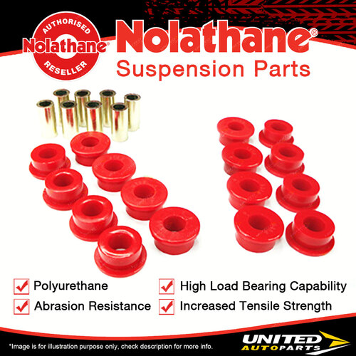 Nolathane Bush Rear Control arm lower inner and outer bushing for SUBARU