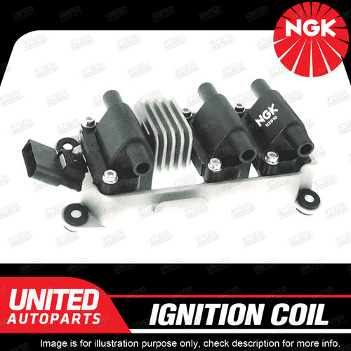 NGK Ignition Coil for Audi 80 100 A4 B5 A6 Cabriolet B4 V6 DOHC SOHC 1992-2005