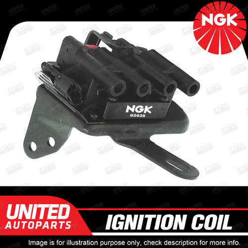 NGK Ignition Coil for Hyundai Coupe RD Lantra J2 J3 4Cyl 1995-2002 Single