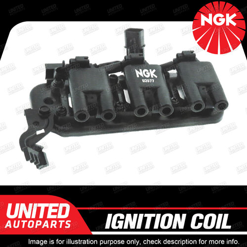 NGK Ignition Coil for Kia Sportage KM 2.7L V6 129kW 04/2005-08/2009 Single