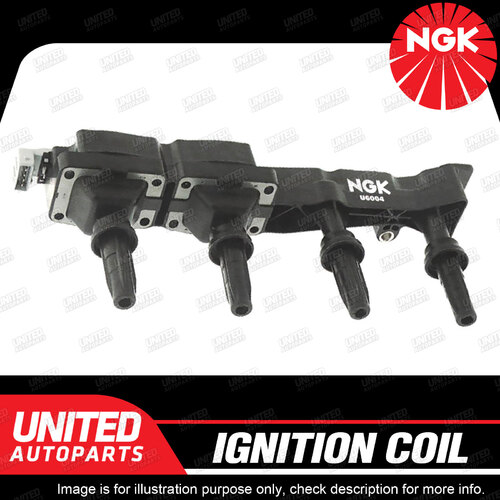 NGK Ignition Coil for Citroen Berlingo C2 C3 C4 Xsara 1.6L 4Cyl Single