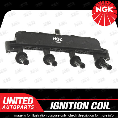 NGK Ignition Coil for Citroen Berlingo C3 1.4L 4Cyl SOHC MPFI 8V TU3JP 1999-2006