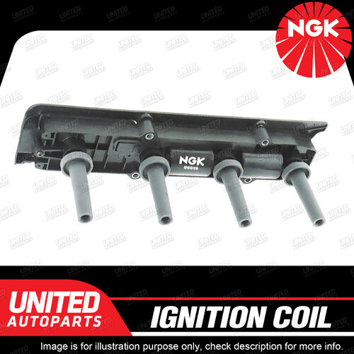 NGK Ignition Coil for Holden Astra TS Vectra ZC Zafira TT 2.2L 4Cyl Single