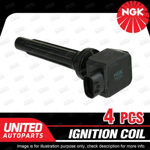 4 x NGK Ignition Coil for Suzuki Grand Vitara JB420 JB627 SX4 RW420 2.0L 2.7L