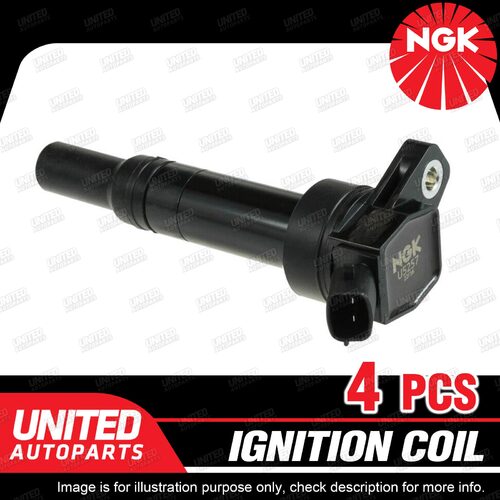 4 NGK Ignition Coils for Hyundai Elantra MD i30 GD i40 VF iX35 Tucson Veloster