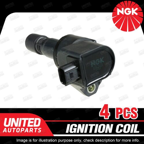 4 x NGK Ignition Coils for Honda Civic FB3 FK5 FC6 CRV RM1 HRV RU5 1.8 2.0L 4Cyl