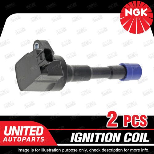 2 x NGK Ignition Coil for Honda Civic FB4 Insight ZE2 Jazz GP1 1.3L 1.5L U5239