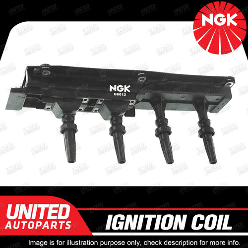 NGK Ignition Coil for Peugeot 306 N5 NB 4Cyl 2.0L DOHC MPFI 16V 1994-2003