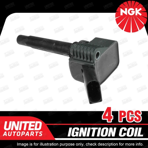 4 x NGK Ignition Coil for Skoda Octavia NE RS TSI 2.0L CHHB 4 Cyl 16V 162kW