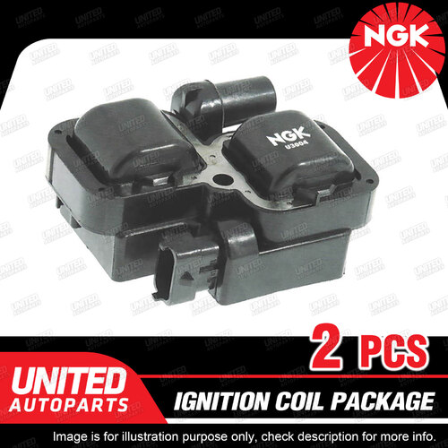 2 x NGK Ignition Coils Pack for Mercedes-Benz A150 A170 A200 W169 B200 W245