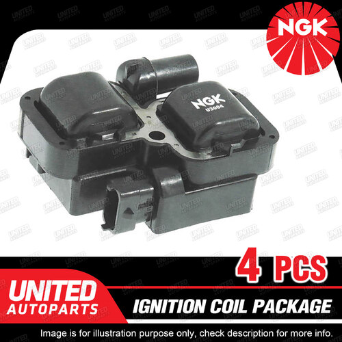 4 x NGK Ignition Coils Pack for Mercedes CL500 CLK500 CLK55 E430 E500 E55 G55