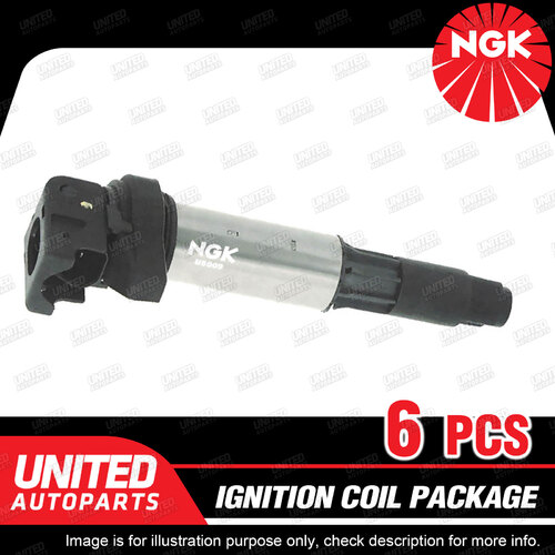 6 x NGK Ignition Coils Pack for BMW 3 5 7 Series E84 E46 E60 E65 6Cyl