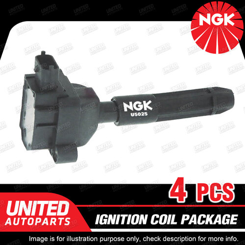 4 x NGK Ignition Coils Pack for Mercedes-Benz E200K W210 SLK200 SLK230 R170