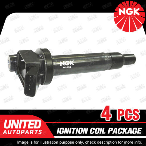 4 x NGK Ignition Coils Pack for Toyota Rav4 ACA 20R 21R 22R 23R 33R 38R