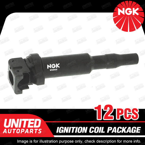 12 x NGK Ignition Coils Pack for BMW 760Li F02 6.0L TV12 2009-2012