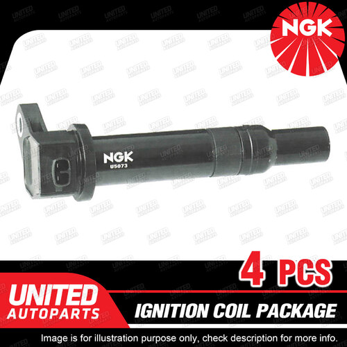 4 x NGK Ignition Coils Pack for Hyundai Accent MC 1.6L 4 Cyl 16V G4ED 82KW