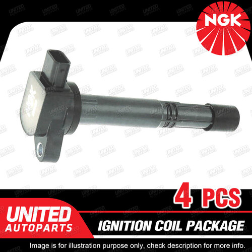 4 x NGK Ignition Coils Pack for Honda Integra DC5 Odyssey RB1 2.0L 4Cyl