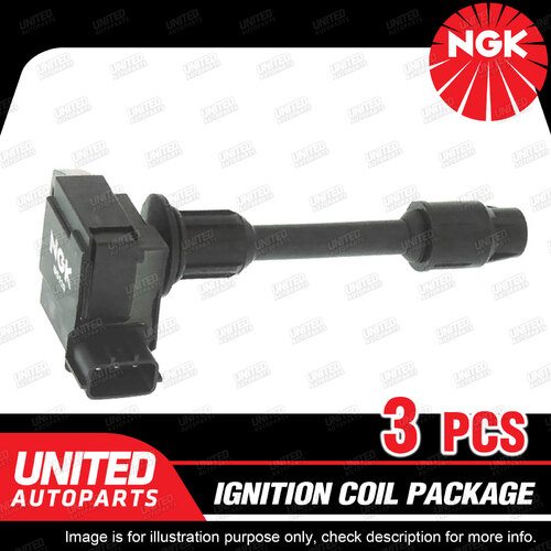 3 x NGK Ignition Coils Pack for Nissan Maxima A33 3.0L V6 1999-2003 U5110