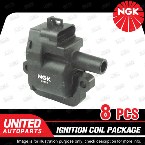 8 x NGK Ignition Coils Pack for Holden Caprice WH WK WL Monaro V2 VZ 5.7L 6.0L