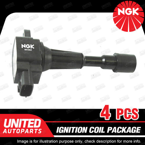 4 x NGK Ignition Coils Pack for Mazda 2 DY 1.5L 4Cyl 2002-2005 U5143