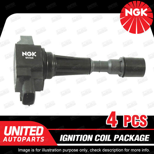 4 x NGK Ignition Coils Pack for Mazda 2 DY DE 1.5L 4Cyl 2005-2010 U5144