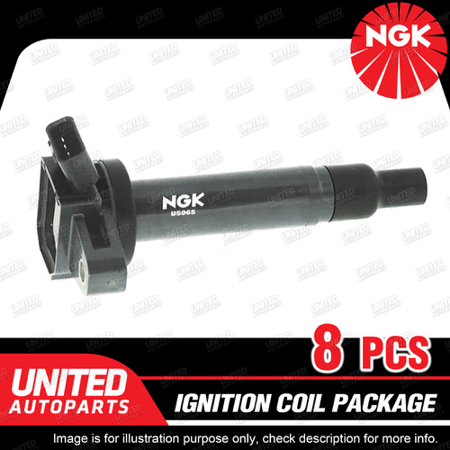 8 x NGK Ignition Coils Pack for Lexus LS430 UCF30R LX470 UZJ100R SC430 UZZ40R