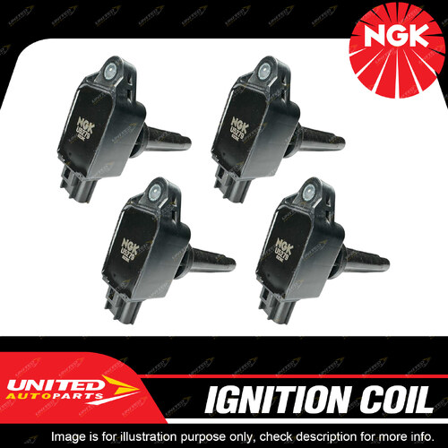 4 x NGK Ignition Coils for Mazda Axela BL BM CX-3 DK CX-30 DM CX-5 KE KF CX-9 TC