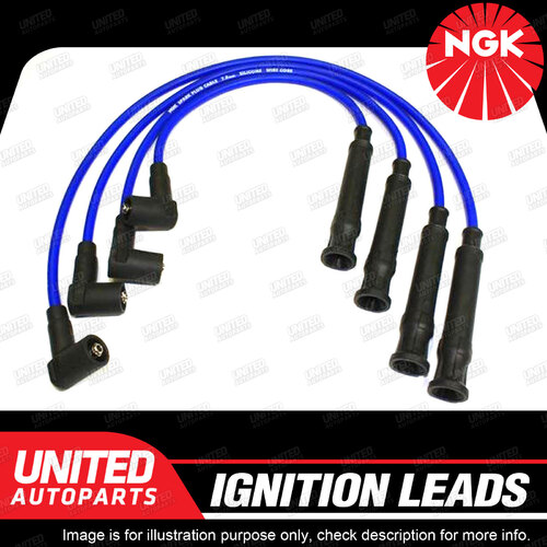 NGK Spark Plug Ignition Lead Set for Audi A3 8L 1.6L 4Cyl 1997-1999