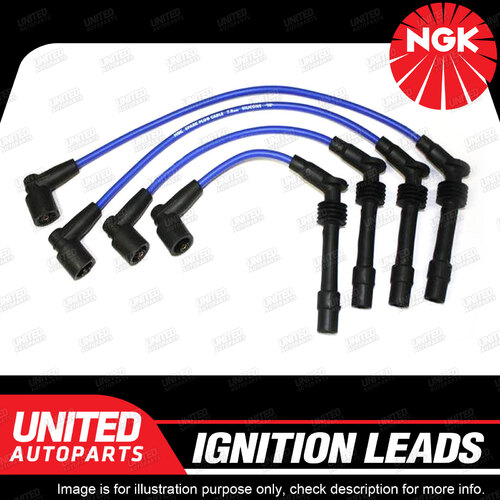 NGK Spark Plug Ignition Lead Set for Holden Barina SB Combo SB 1.2L 1.4L 4Cyl