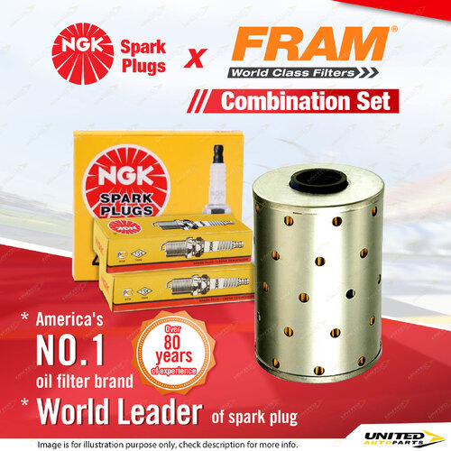 NGK Spark Plugs & Fram Oil Filter for BMW 528i 628i 630CSi 728i 733i 735i 745i