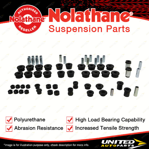 Nolathane Front Rear Essential Vehicle Kit for Toyota Celica TA22 RA 23 28 71-78