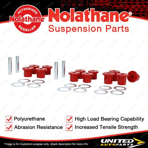 Nolathane Bush Rear Side Spring Bushing Kit NEK27 for Toyota Premium Quality