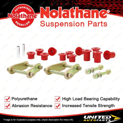 Nolathane Bush Rear Side Spring Greasable Shackle and Pin Kit NEK36